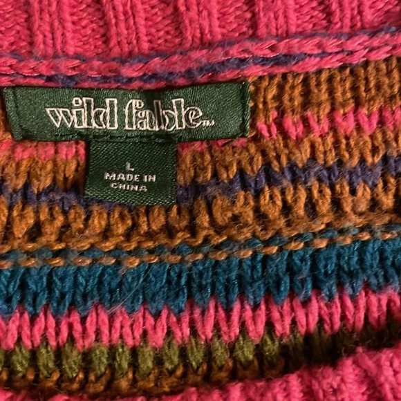 Vintage wild fable sweater size large - Picture 2 of 6